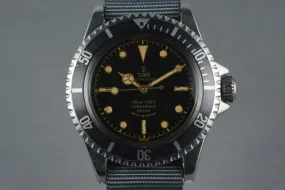 1963 Tudor Submariner  7928 PCG Gilt Chapter Ring Dial