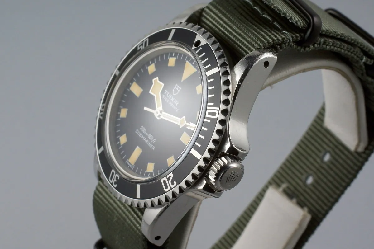 1972 Tudor Black Submariner 7016/0 Snowflake