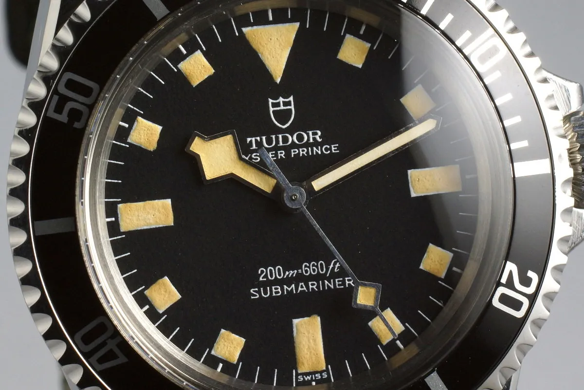 1972 Tudor Black Submariner 7016/0 Snowflake