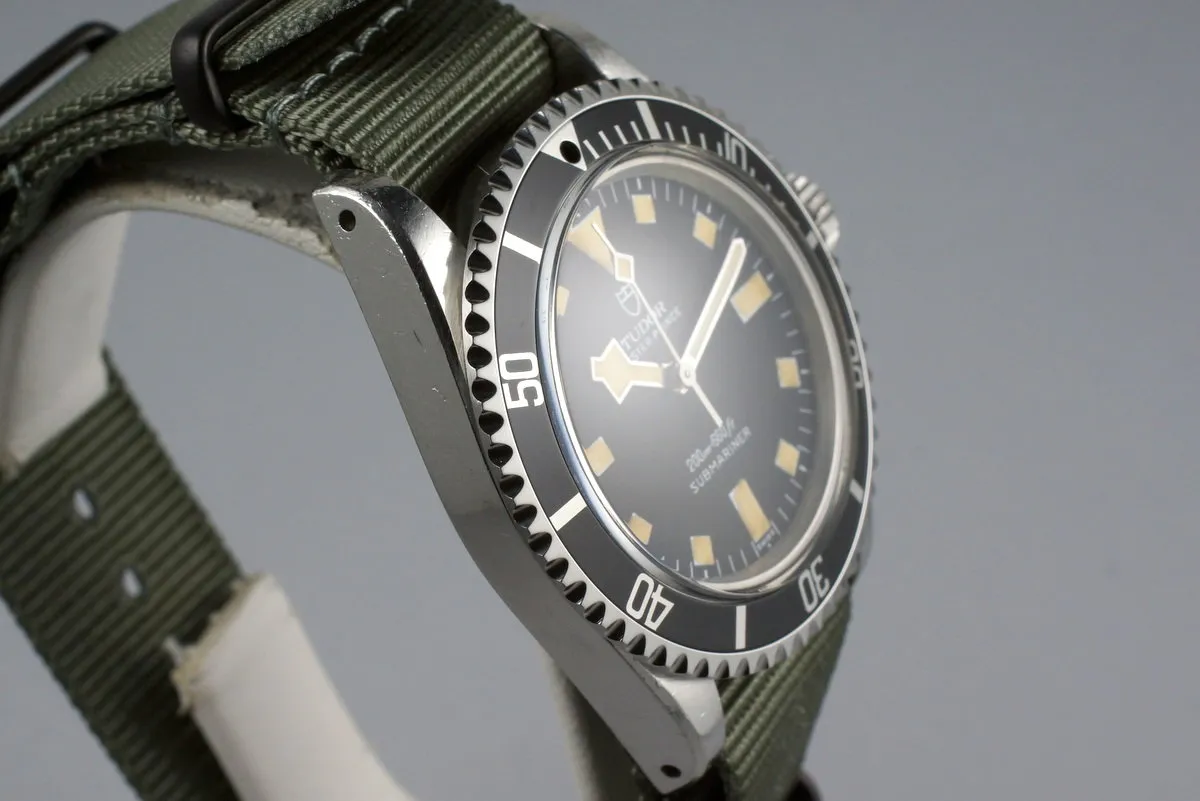 1972 Tudor Black Submariner 7016/0 Snowflake