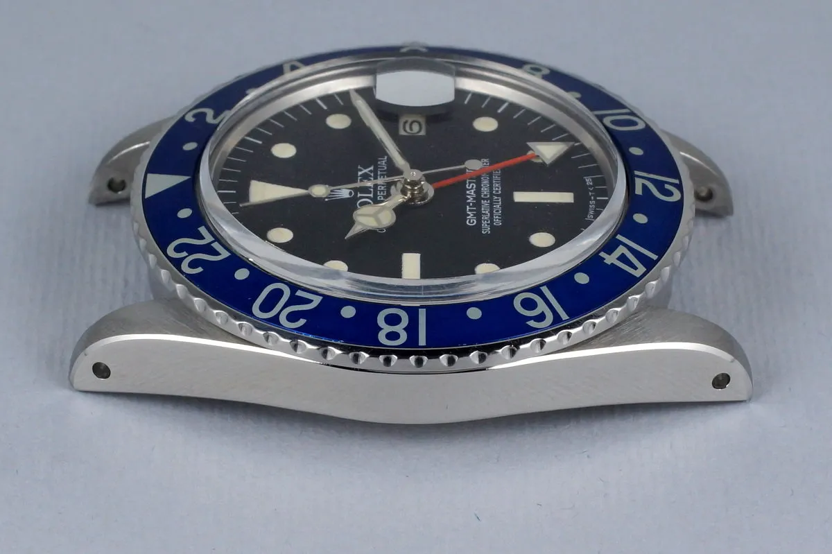 1975 Rolex GMT 1675 Radial Dial with Blueberry Insert