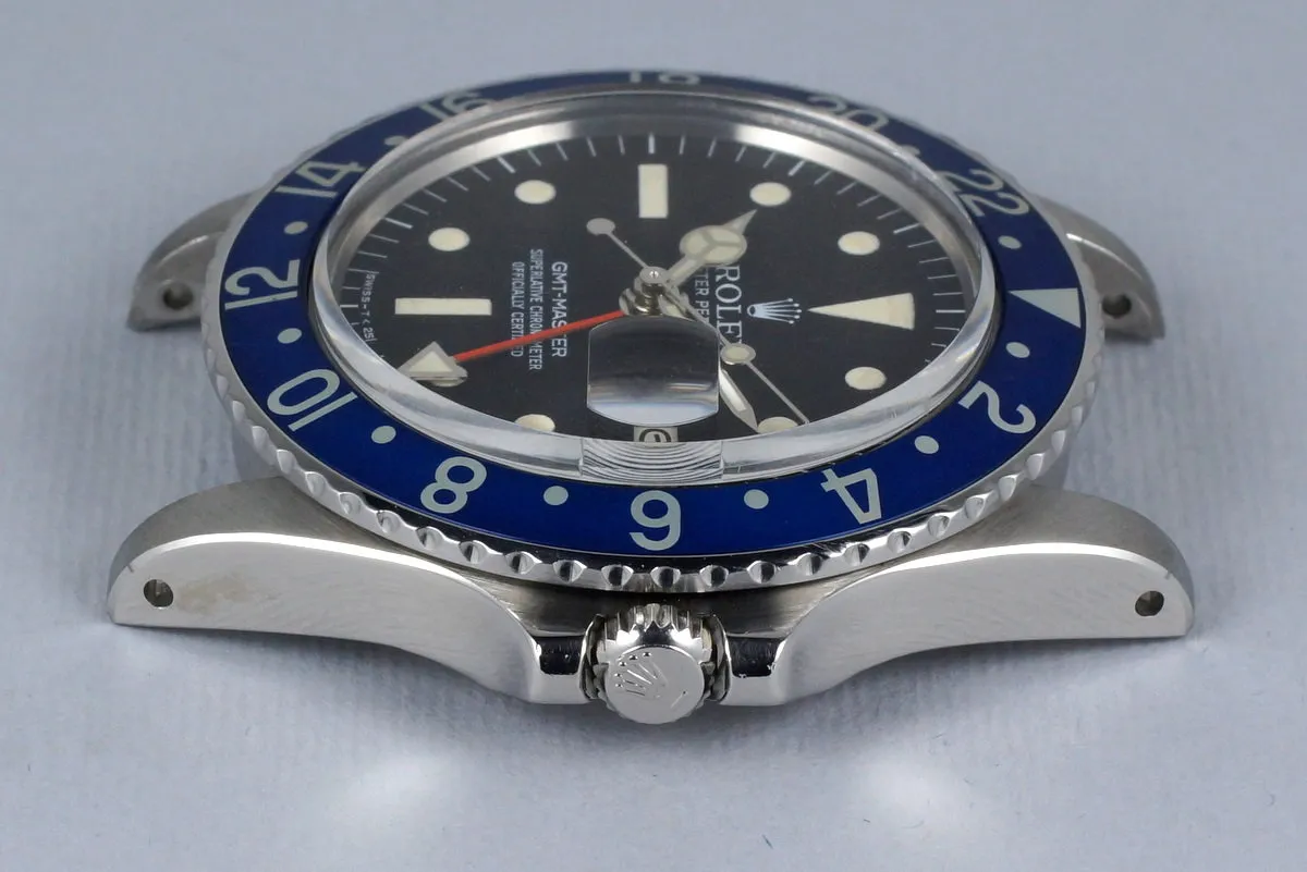 1975 Rolex GMT 1675 Radial Dial with Blueberry Insert