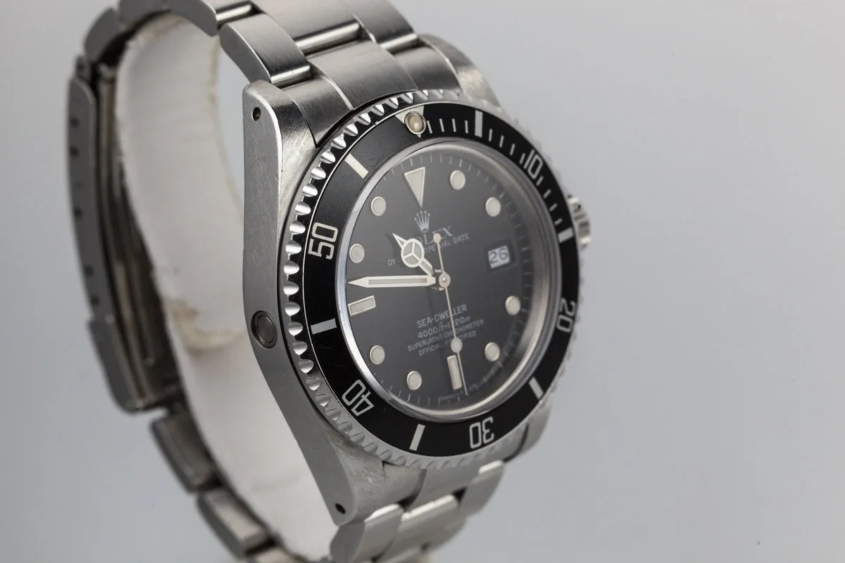 1983 Rolex Sea-Dweller 16660 with "Star Dust" Dial