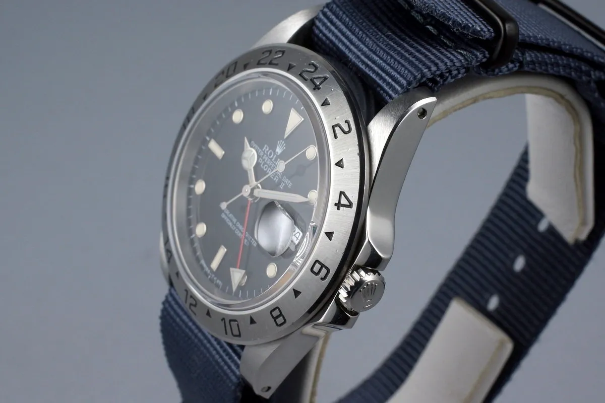 1991 Rolex Explorer II 16570 Black Dial with RSC Papers