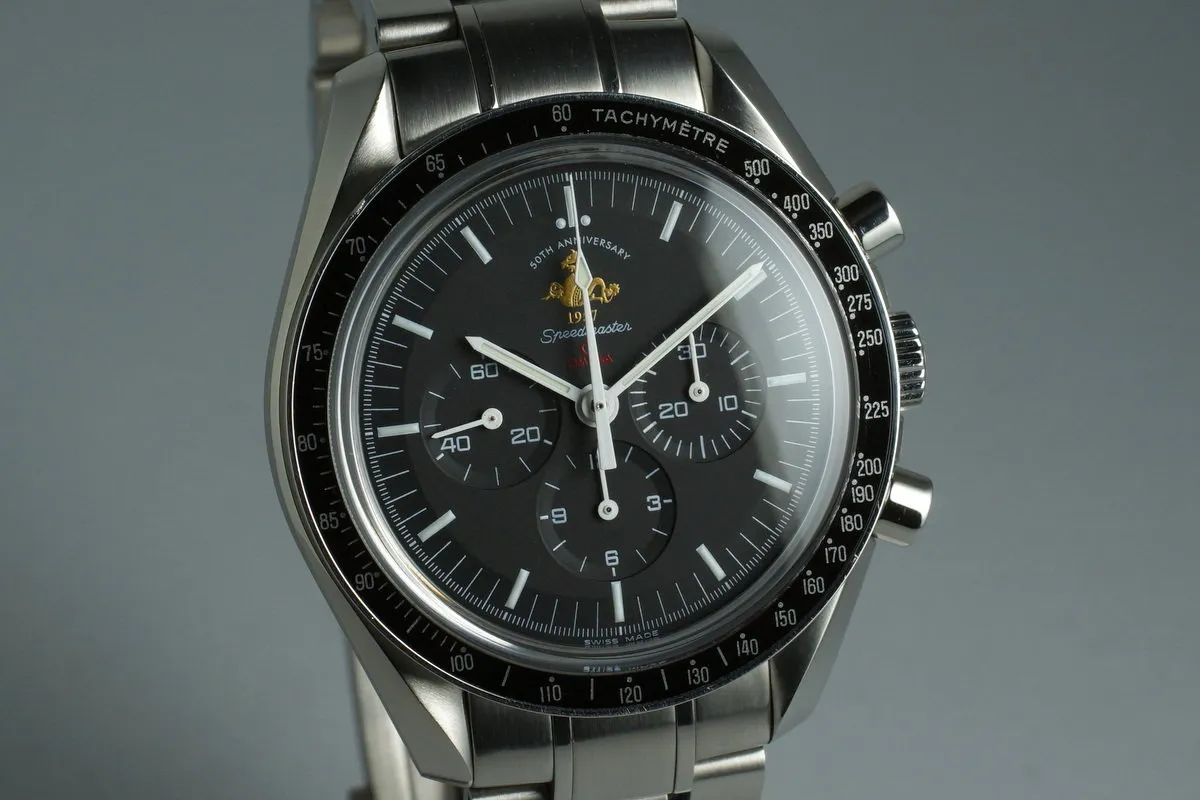 2007 Omega Speedmaster 311.30.42.30 50th Anniversary Limited Ed. with Box