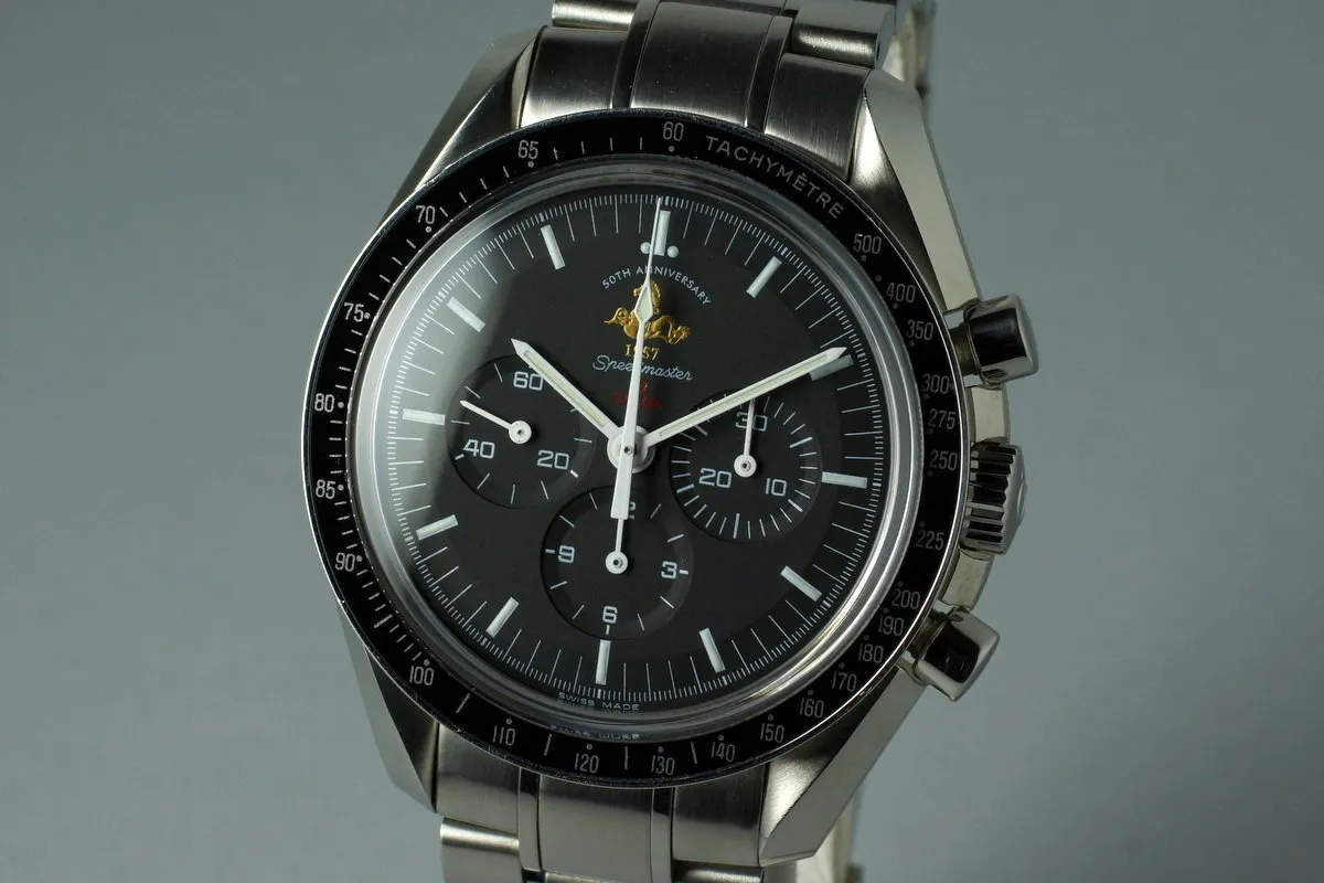 2007 Omega Speedmaster 311.30.42.30 50th Anniversary Limited Ed. with Box