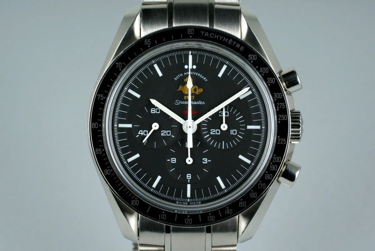 2007 Omega Speedmaster 311.30.42.30 50th Anniversary Limited Ed. with Box