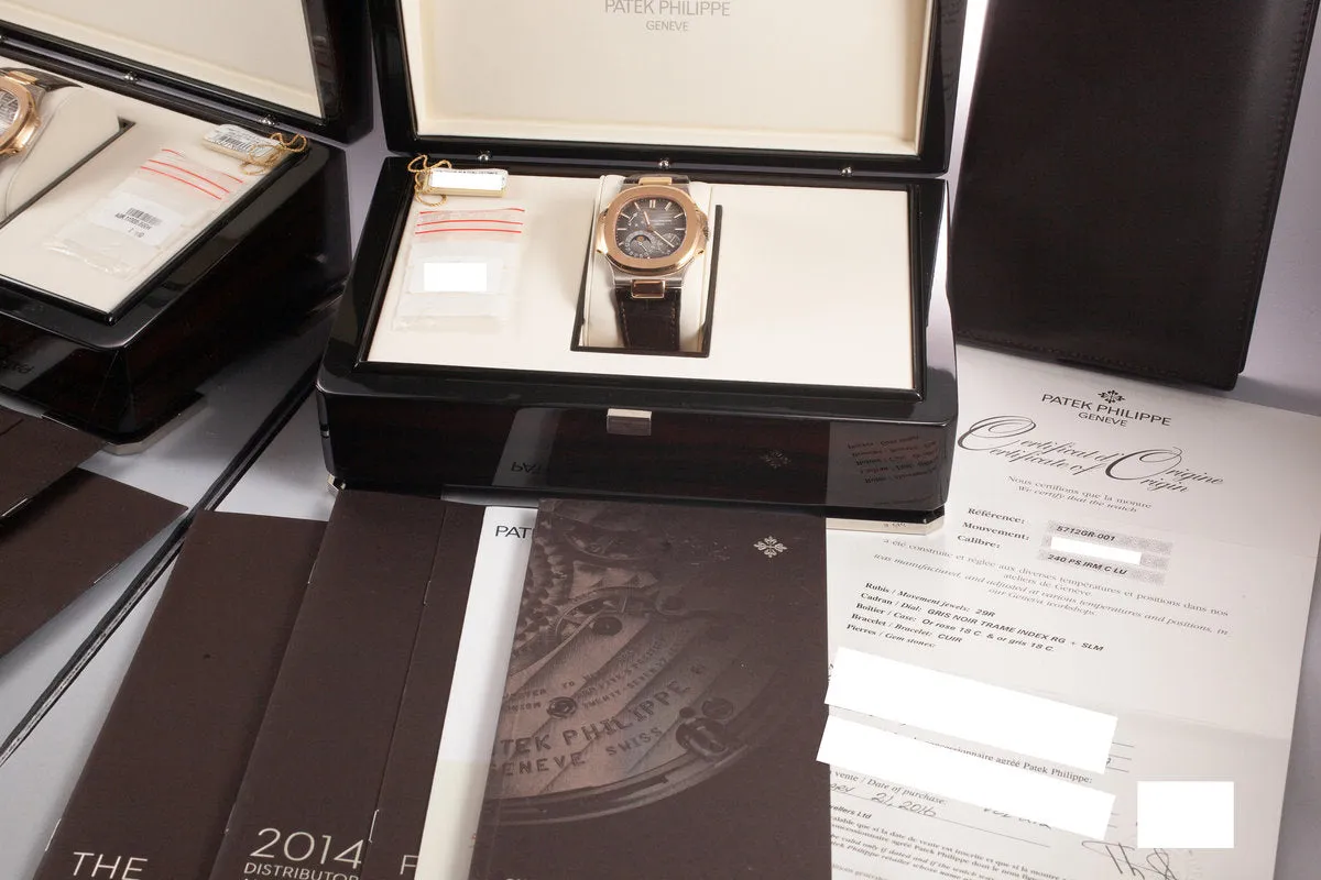 2016 Two-Tone WG/RG Patek Philippe Nautilus 5712 GR-001 with Box and Papers