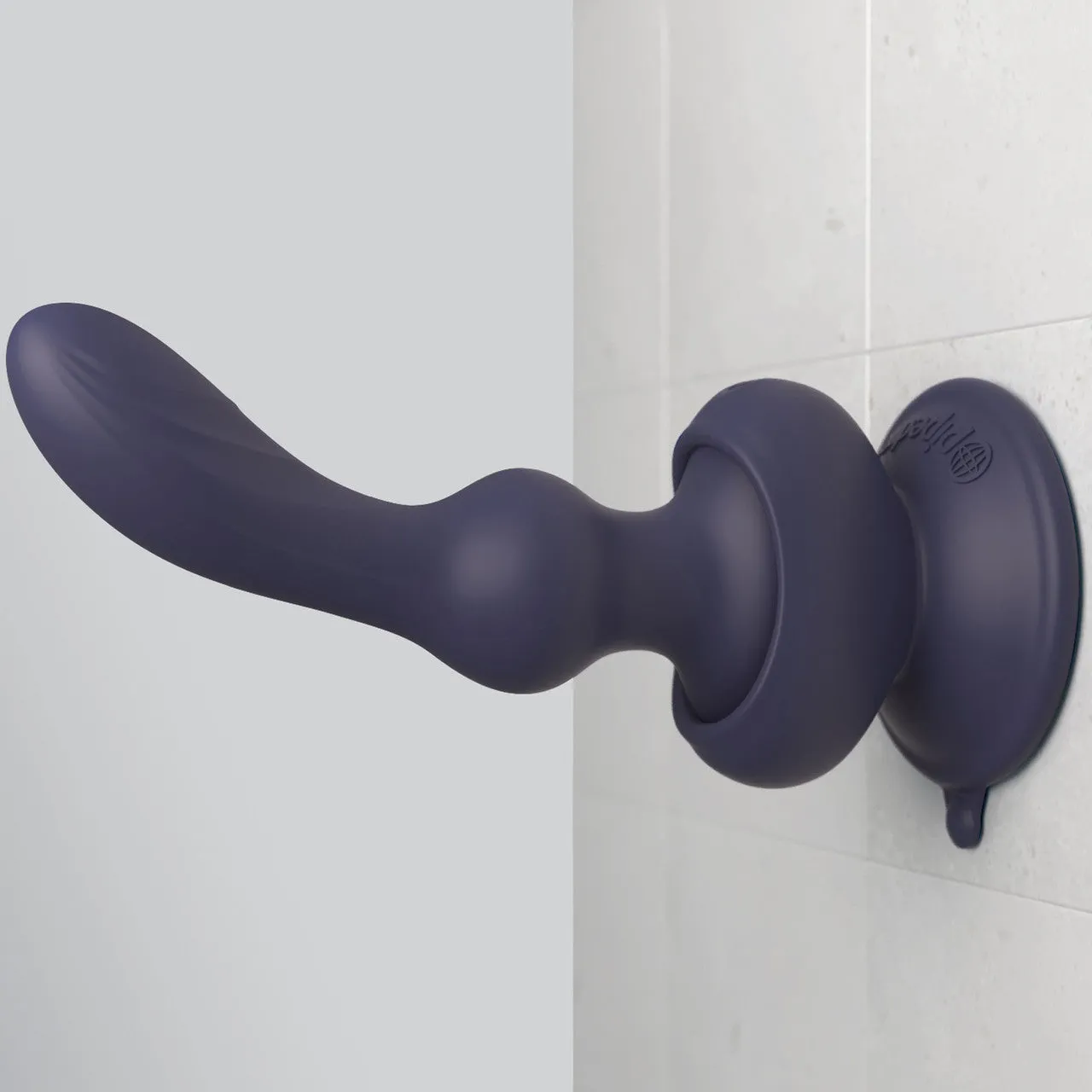 3Some Wall Banger P-Spot Remote Control Silicone Vibrating Prostate Massager With Suction Cup