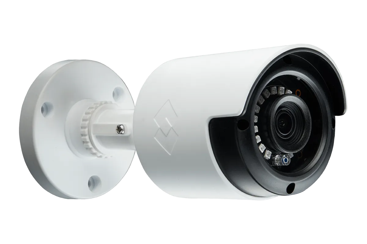 8-Channel Wired/Wireless Security Camera System with Two Wireless and Two 2K (4MP) Resolution Security Cameras