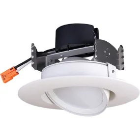 9.5W LED 120V 4in. Gimbal Retrofit Downlight 40' Beam Spread 2700K Warm White