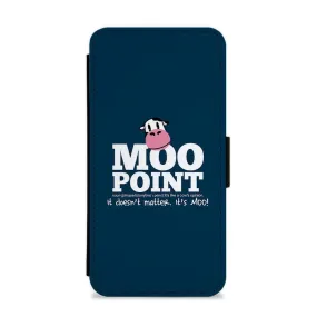 A Moo Point Flip / Wallet Phone Case