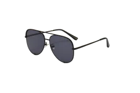 American Bonfire Jaden Aviator in Dark Horse Black Sunglasses