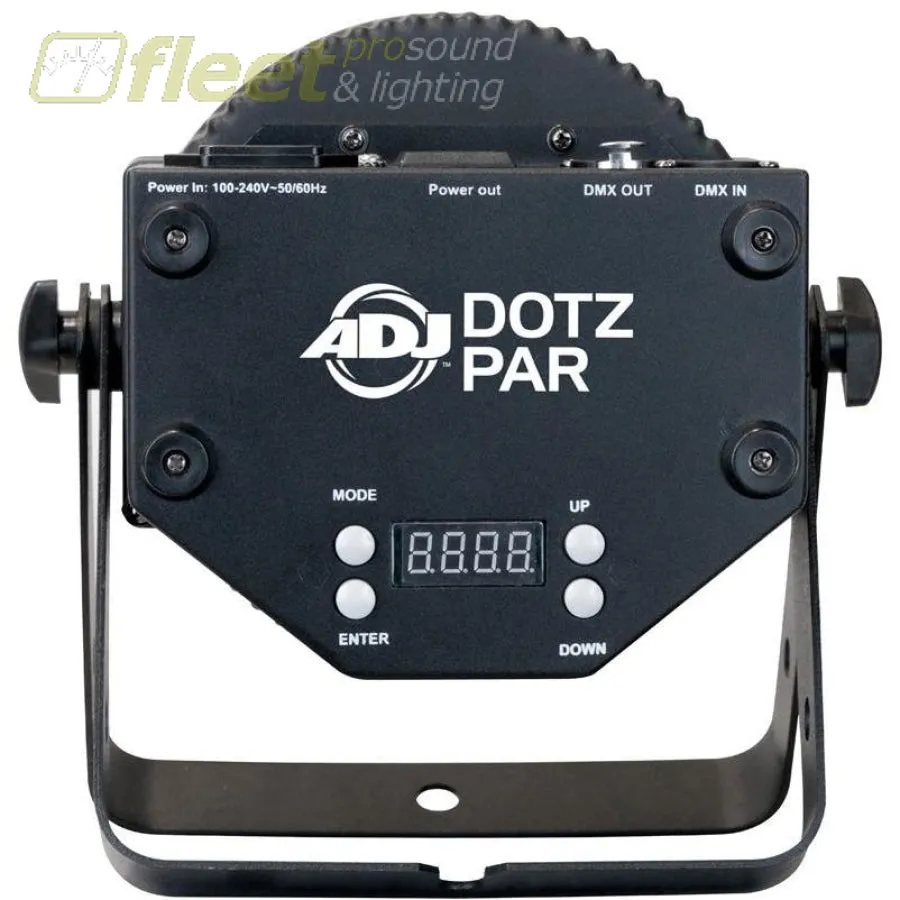 American DJ Dotz Par Low Profile Par Fixture with 1 x 36W TRI COB LED