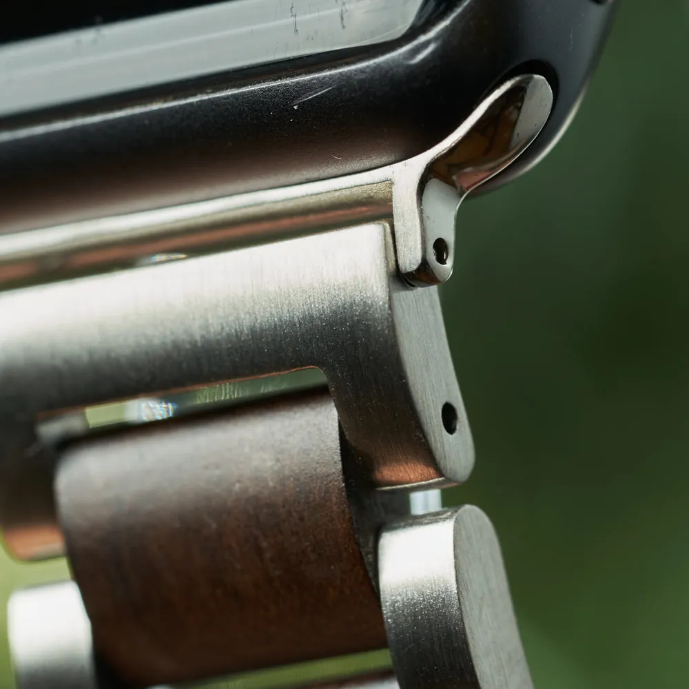 Apple Strap Ebony Silver