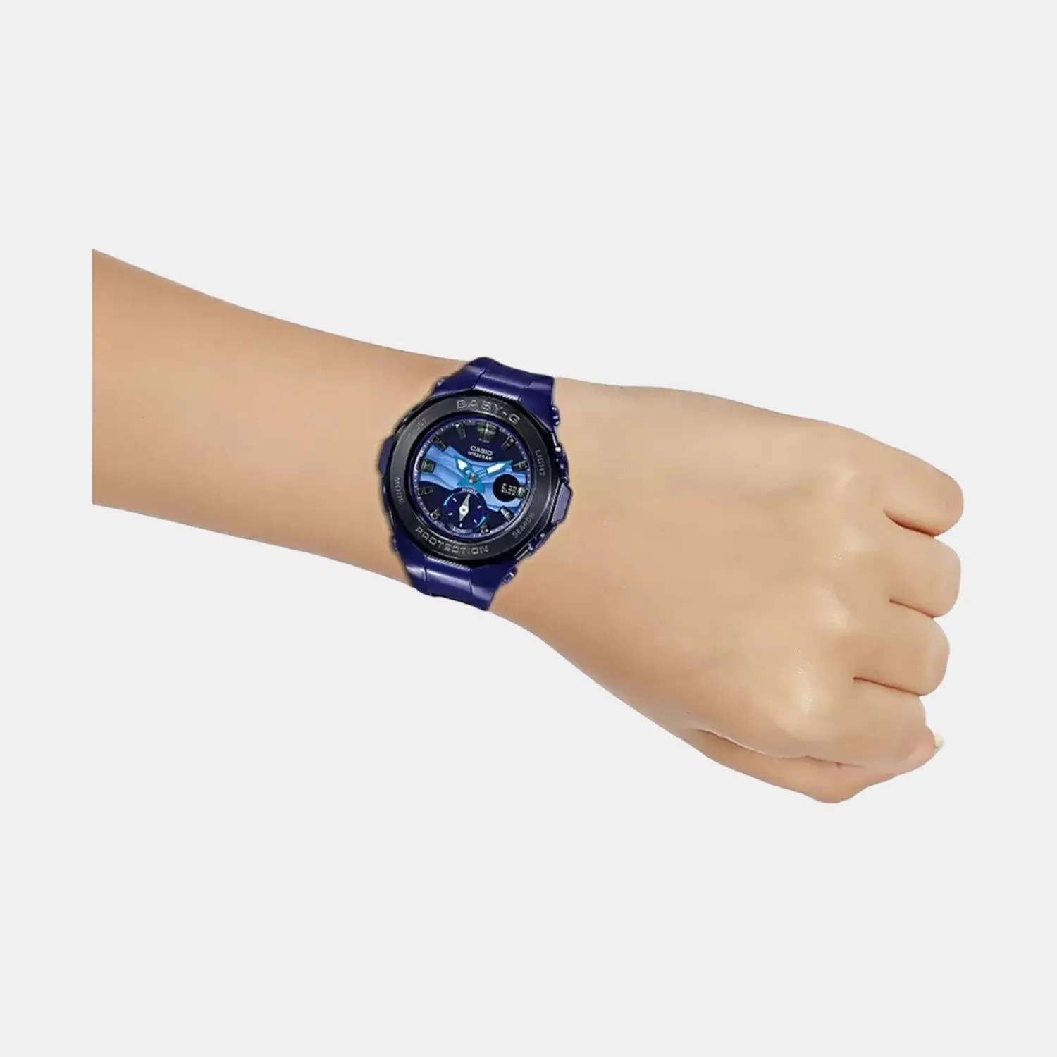 Baby-G Women's Analog-Digital Resin Watch BX061 - BGA-220B-2ADR