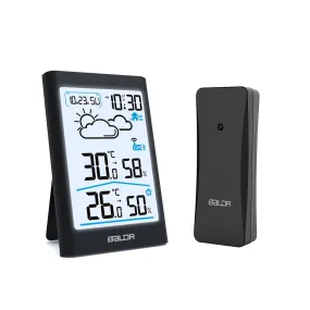 BALDR Indoor/Outdoor Wireless Weather Station With Sensor