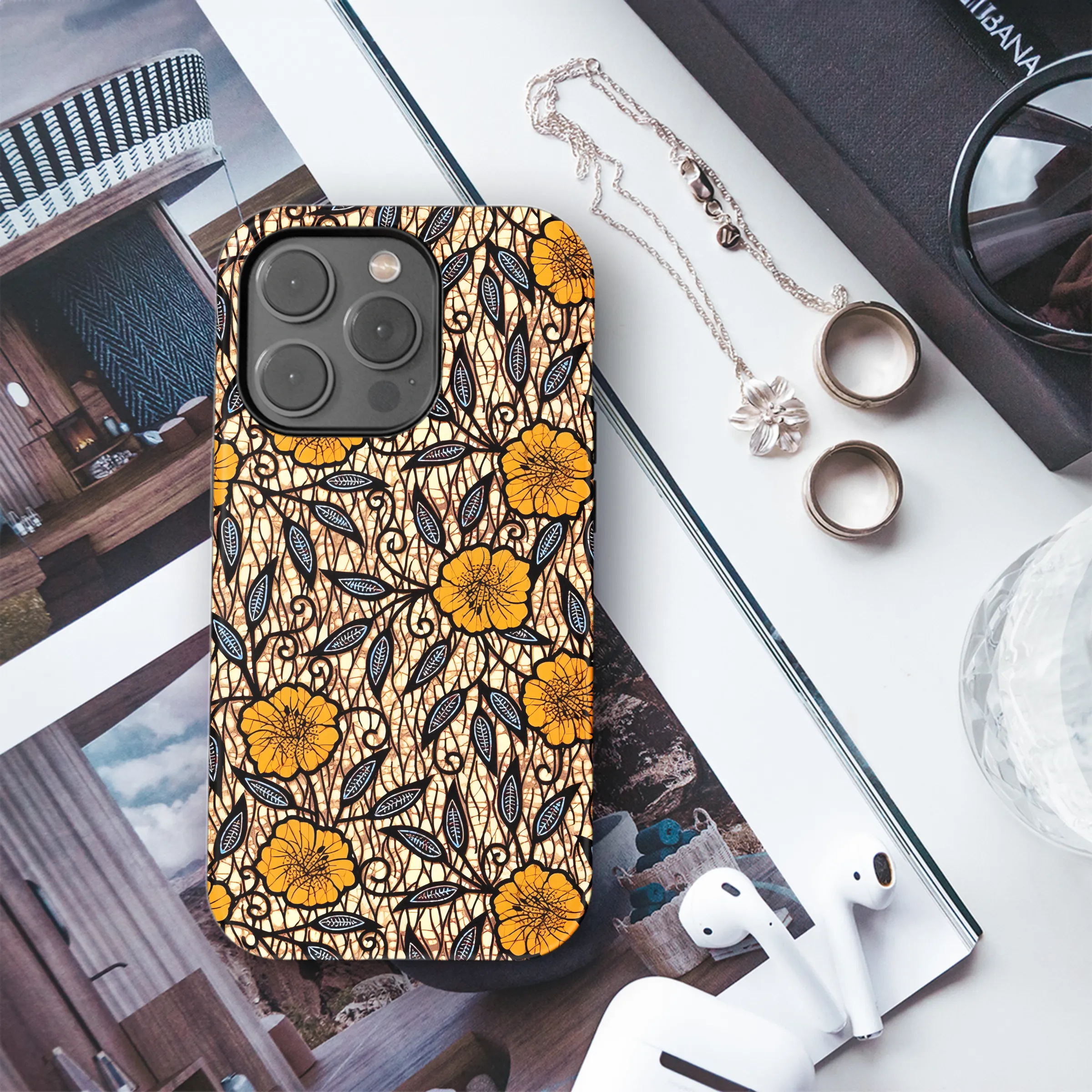 Batik Ankara Print Designs Phone Case iPhone Samsung Cover Pixel 3824