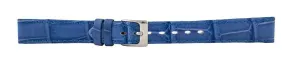 Blue Alligator Leather Watch Band 14mm 175845