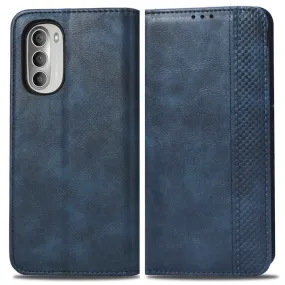 Bofink Vintage Motorola Moto G Stylus (2022) leather case - Blue