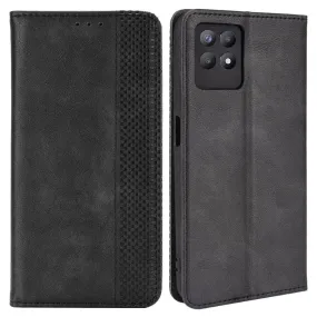 Bofink Vintage Realme 8i leather case - Black