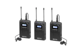 BOYA UHF Dual-Channel Wireless Microphone System with LCD Displays (BY-WM8 Pro)