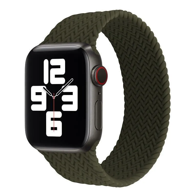 Braided Solo Elastic Sport Loop Band for Apple Watch - 42mm | 44mm | 45mm | Ultra 49mm