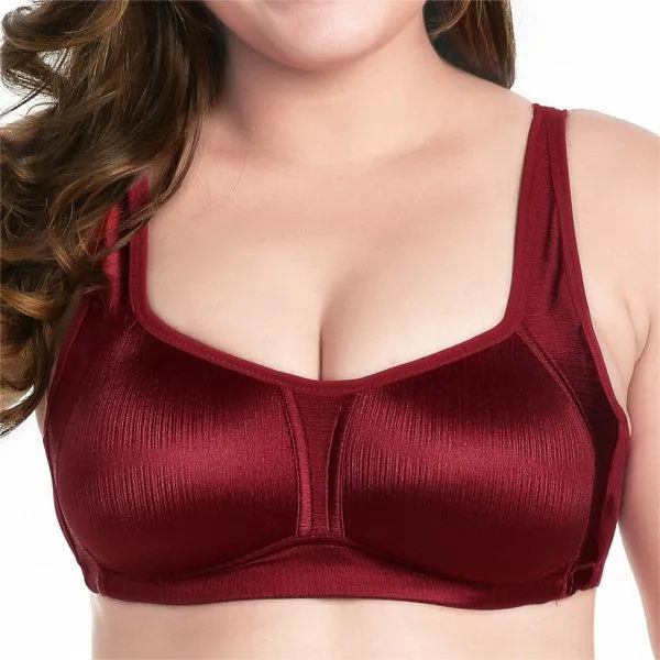 Breathable Wireless Anti Sagging Shiny Surface Vest Bra