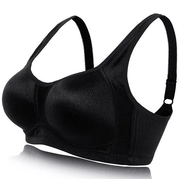 Breathable Wireless Anti Sagging Shiny Surface Vest Bra