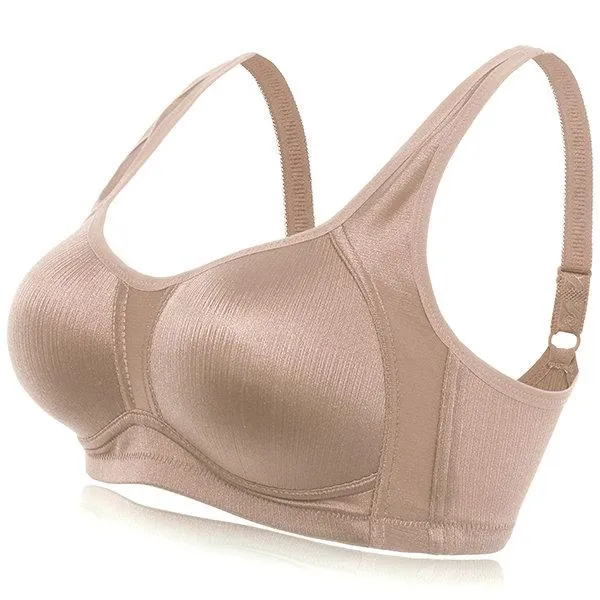 Breathable Wireless Anti Sagging Shiny Surface Vest Bra