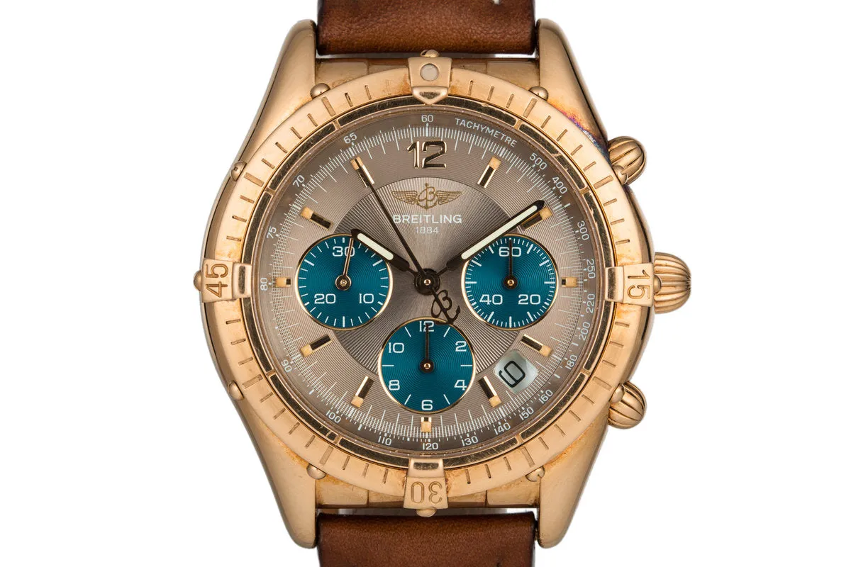 Breitling Brown Dial K30012 owned by Reggie Jackson from the New York Yankees