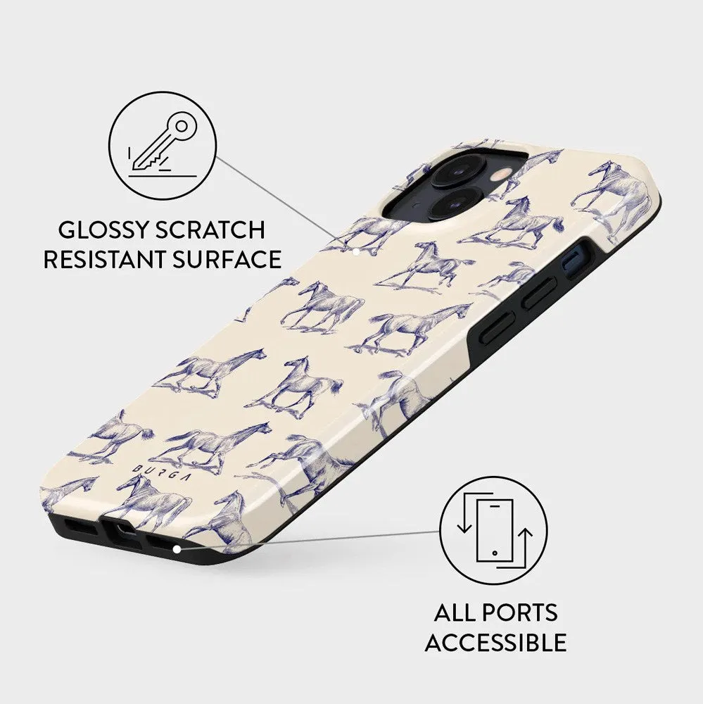 Burga iPhone 14 Tough Fashion Case - Derby Race