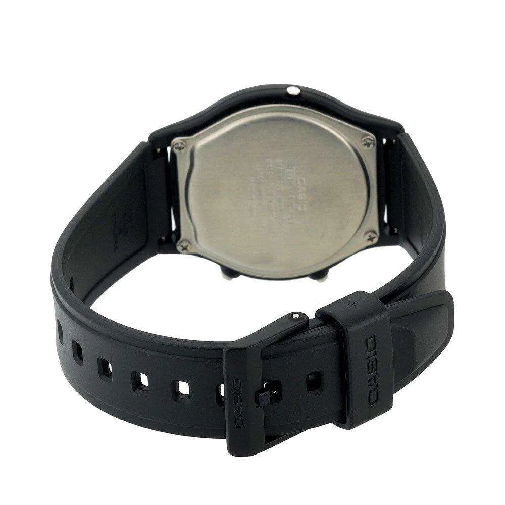 Casio Standard AW-49HE-1AVDF Black Resin Strap Watch for Men and Women