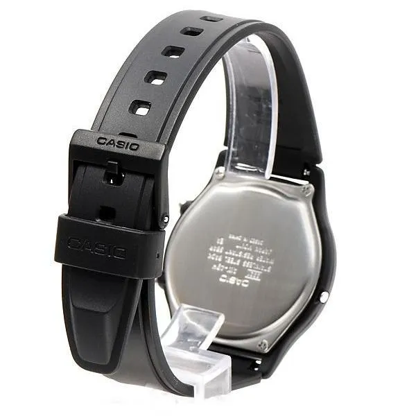 Casio Standard AW-49HE-1AVDF Black Resin Strap Watch for Men and Women