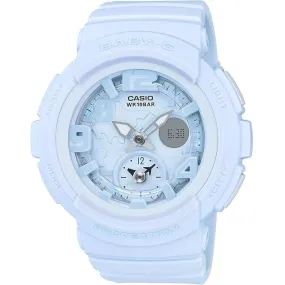 Casio Women's Watch - Baby-G Beach Traveler Sky Blue Ana-Digi Dial Strap | BGA190BC-2B