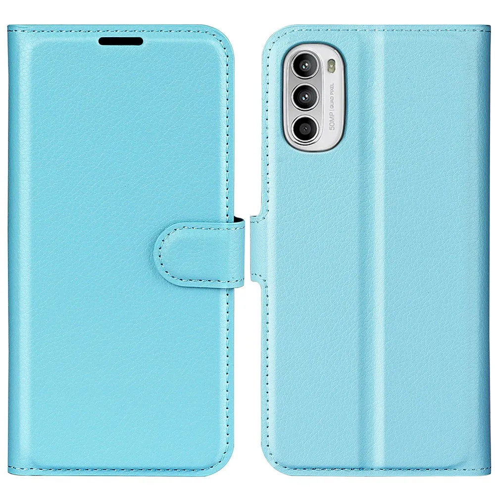 Classic Motorola Moto G52 / Moto G82 flip case - Blue