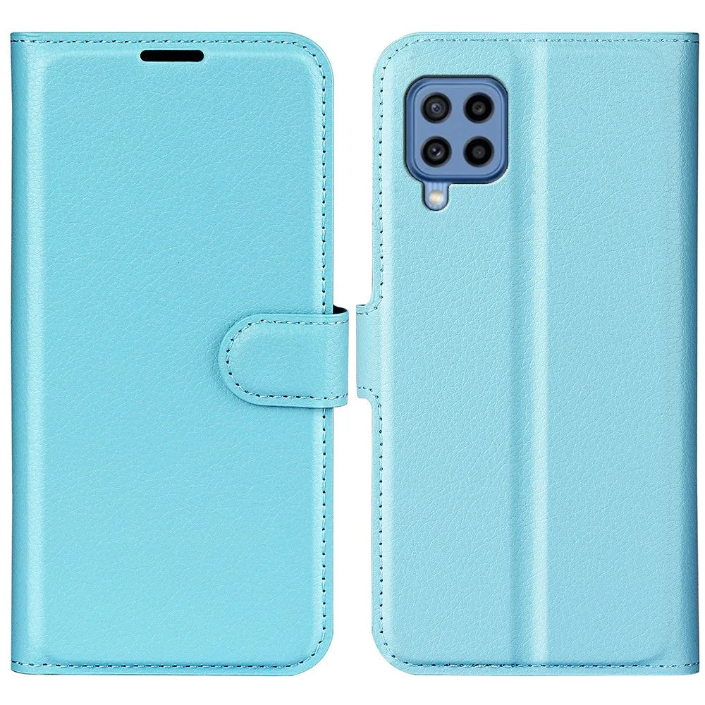 Classic Samsung Galaxy M22 flip case - Blue