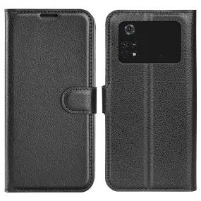 Classic Xiaomi Poco M4 Pro flip case - Black