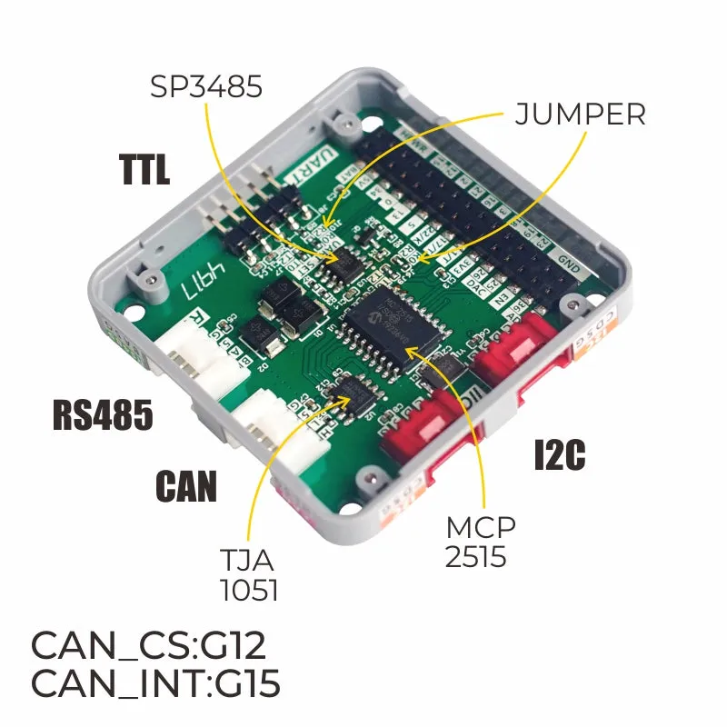 COMMU Module Extend RS485/TTL CAN/I2C Port