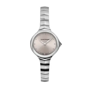 Emporio Armani Swiss Silver-Tone Analogue Watch ARS8013