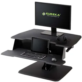 Eureka Ergonomic 31.5" Single-Arm Sit-stand Desk Riser, ERK-CV-31B/31C