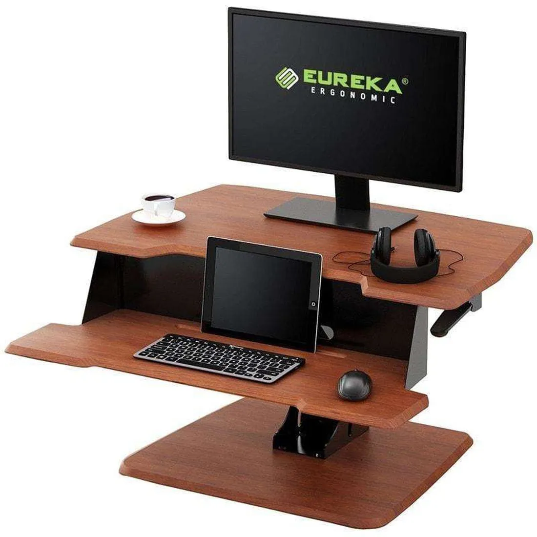 Eureka Ergonomic 31.5" Single-Arm Sit-stand Desk Riser, ERK-CV-31B/31C