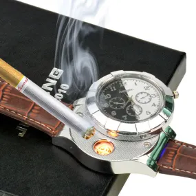 Fashion Rechargeable USB Lighter Watches