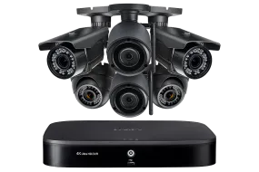 Flexible Security System with 4K DVR, 2 Wireless and 4 Motorized Varifocal 1080p HD Cameras