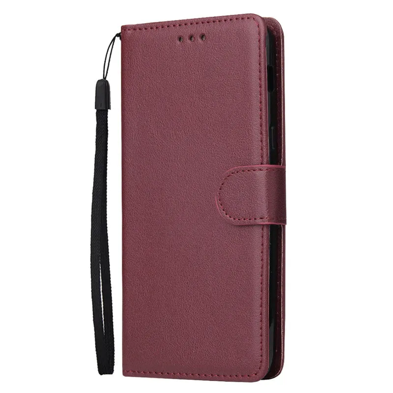 For Samsung Galaxy A50 Leather Case on for Coque Samsung A10 A20 A30 A40 A50 A70 Cover Classic Style Flip Wallet Phone Cases