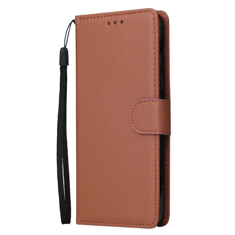 For Samsung Galaxy A50 Leather Case on for Coque Samsung A10 A20 A30 A40 A50 A70 Cover Classic Style Flip Wallet Phone Cases