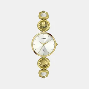 Fria Women Analog Brass Watch TWEL16400