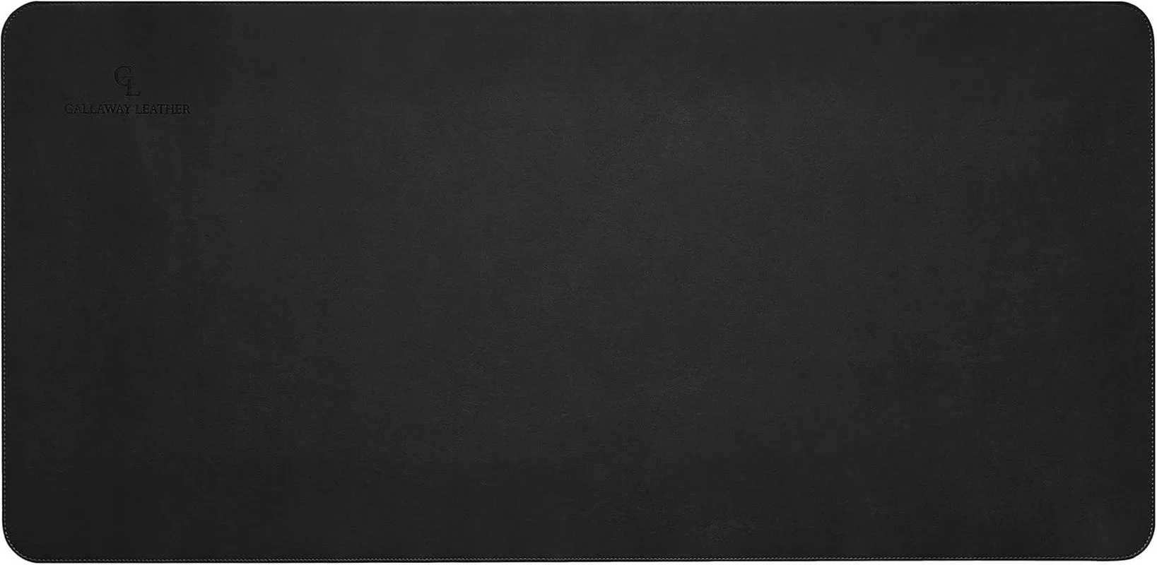 Gallaway Leather Desk Mat,Desk Writing Pad - Office Desk Pad, Large 36" X 17" Black, Desk Mats on Top of Desks, Gift Ready Elegant Computer Desk Mat Desk Cover Desk Pad Protector PU Leather