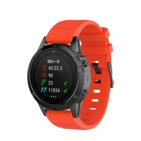 Garmin Epix silicone sports bracelet with 22mm quick release ( 170-220 mm) - Orange