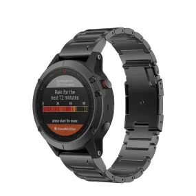 Garmin Fenix 3 HR stainless steel sports bracelet with 26mm quick release (170-215 mm) - Black